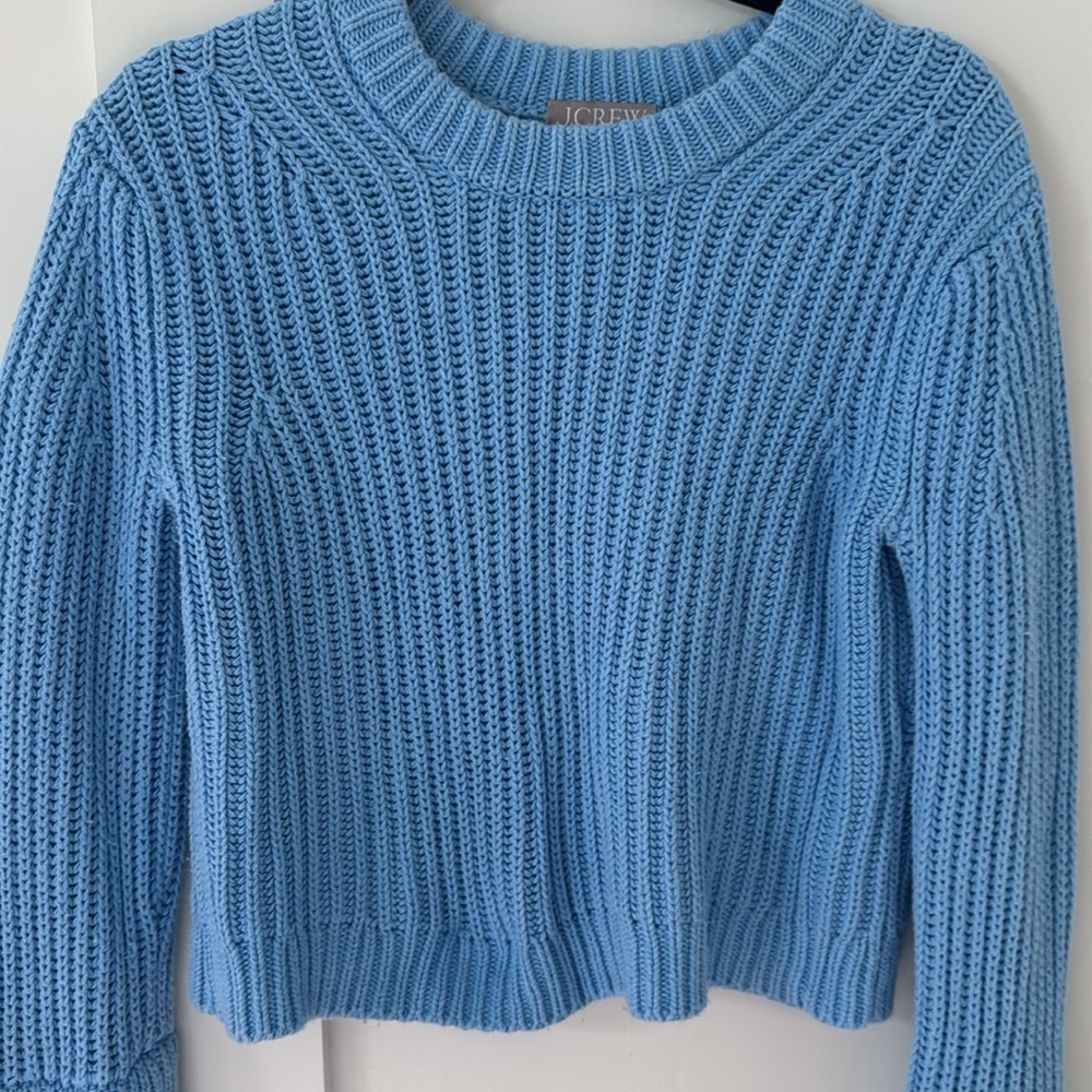 J Crew Heritage cotton fisherman crewneck sweater Size XS - Picture 4 of 11